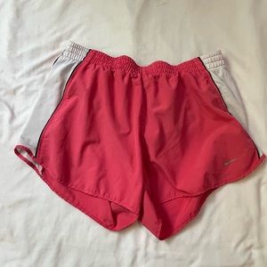 pink nike dri fit shorts